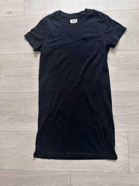 Pact Black Crewneck T-Shirt dress